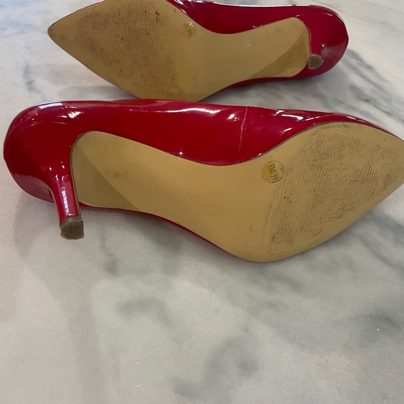 BCBGeneration Vibrant Red Heels - Picture 3 of 5